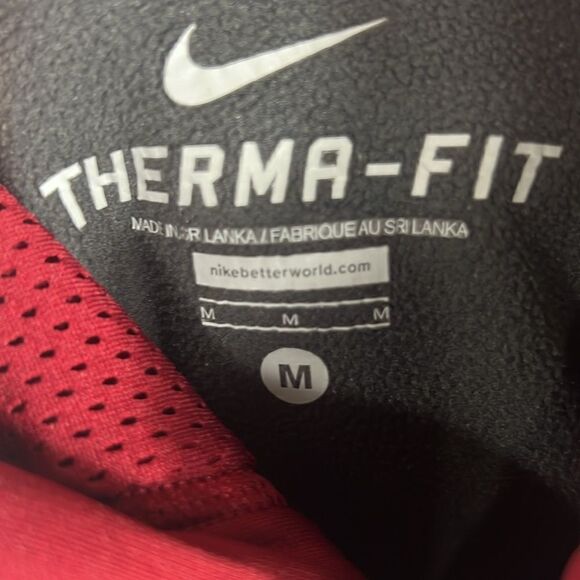 🔥 NIKE Therma-Fit HOODIE Just Do It Pullover Polyester Sweatshirt - Men Sz M - Picture 10 of 11